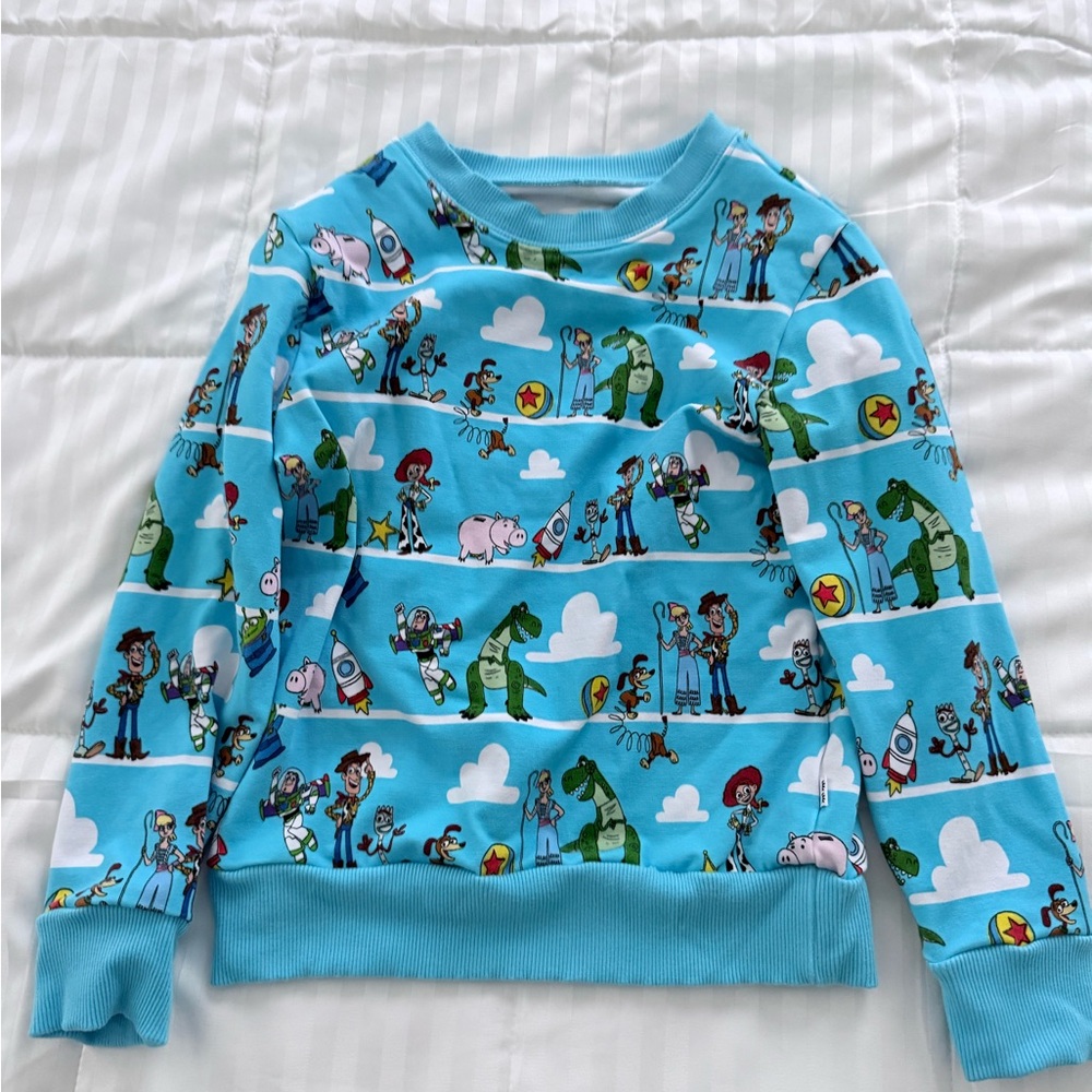 Little Sleepies Blue Toy Story Crewneck Sweatshirt - Sz 5